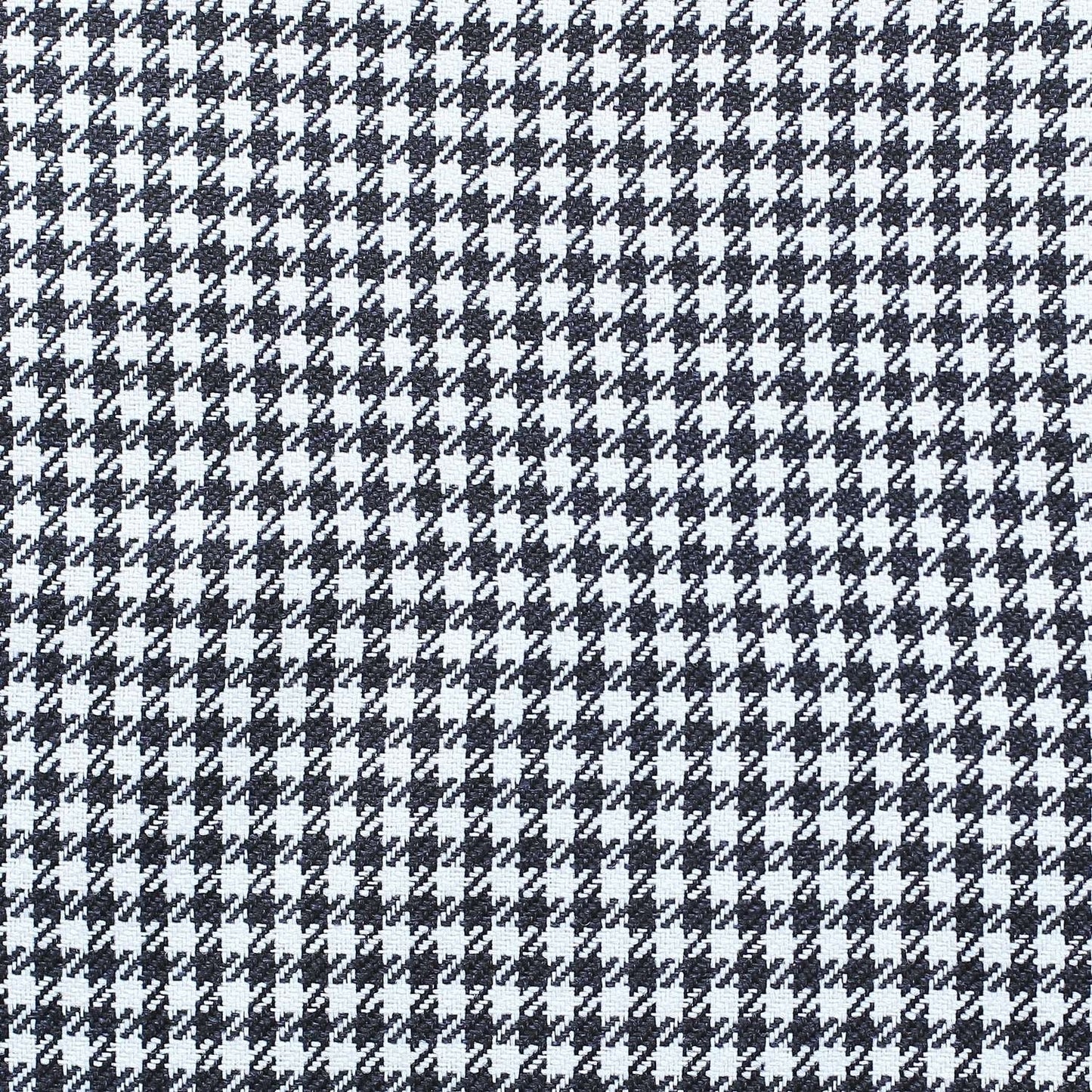 Black and White Houndstooth Throw Pillow