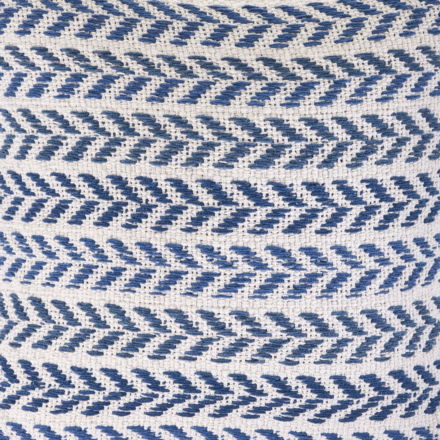 Set of Four 18" X 18" Yellow Beach Chevron Cotton Zippered Pillow