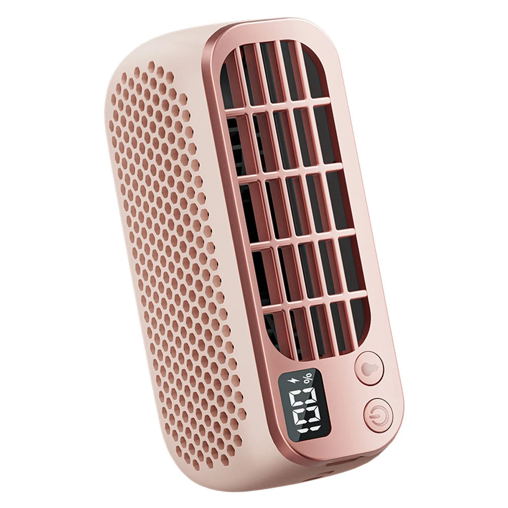 Portable Bladeless Fan Desktop Cooling Fan with Night Light 5 Wind