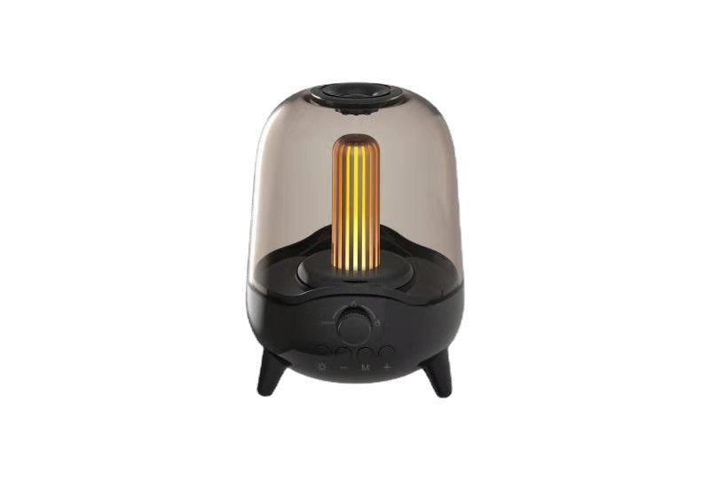 Portable Wireless Bluetooth Speaker Flickering Ambient Light