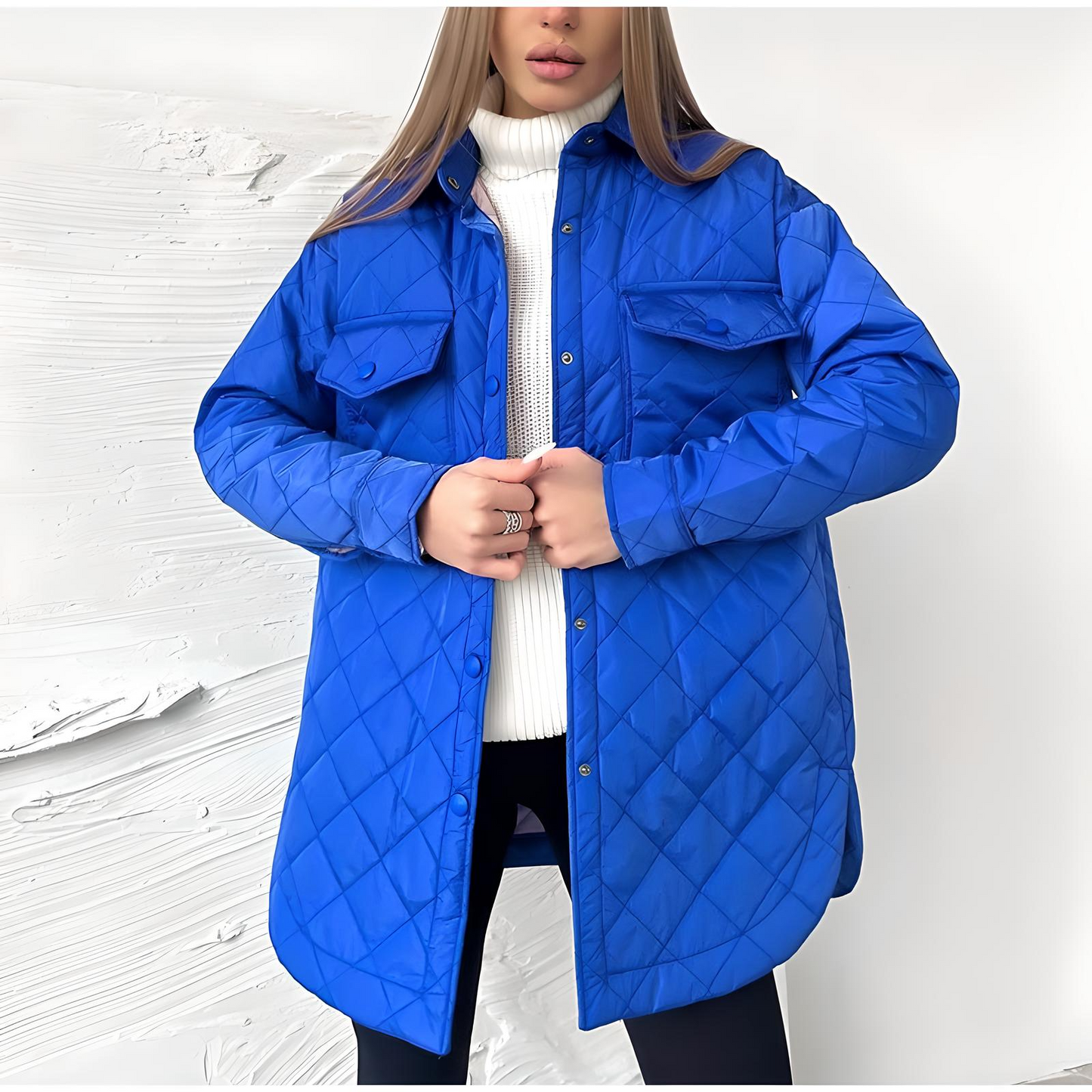 Long Breasted Lapel Cotton Jacket – 25 Edition