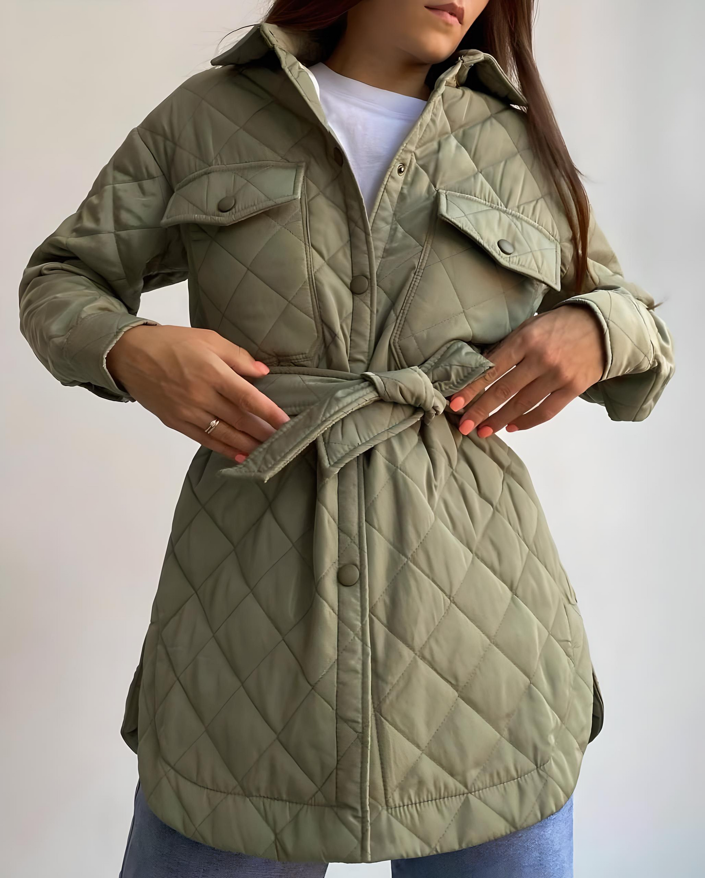 Long Breasted Lapel Cotton Jacket – 25 Edition