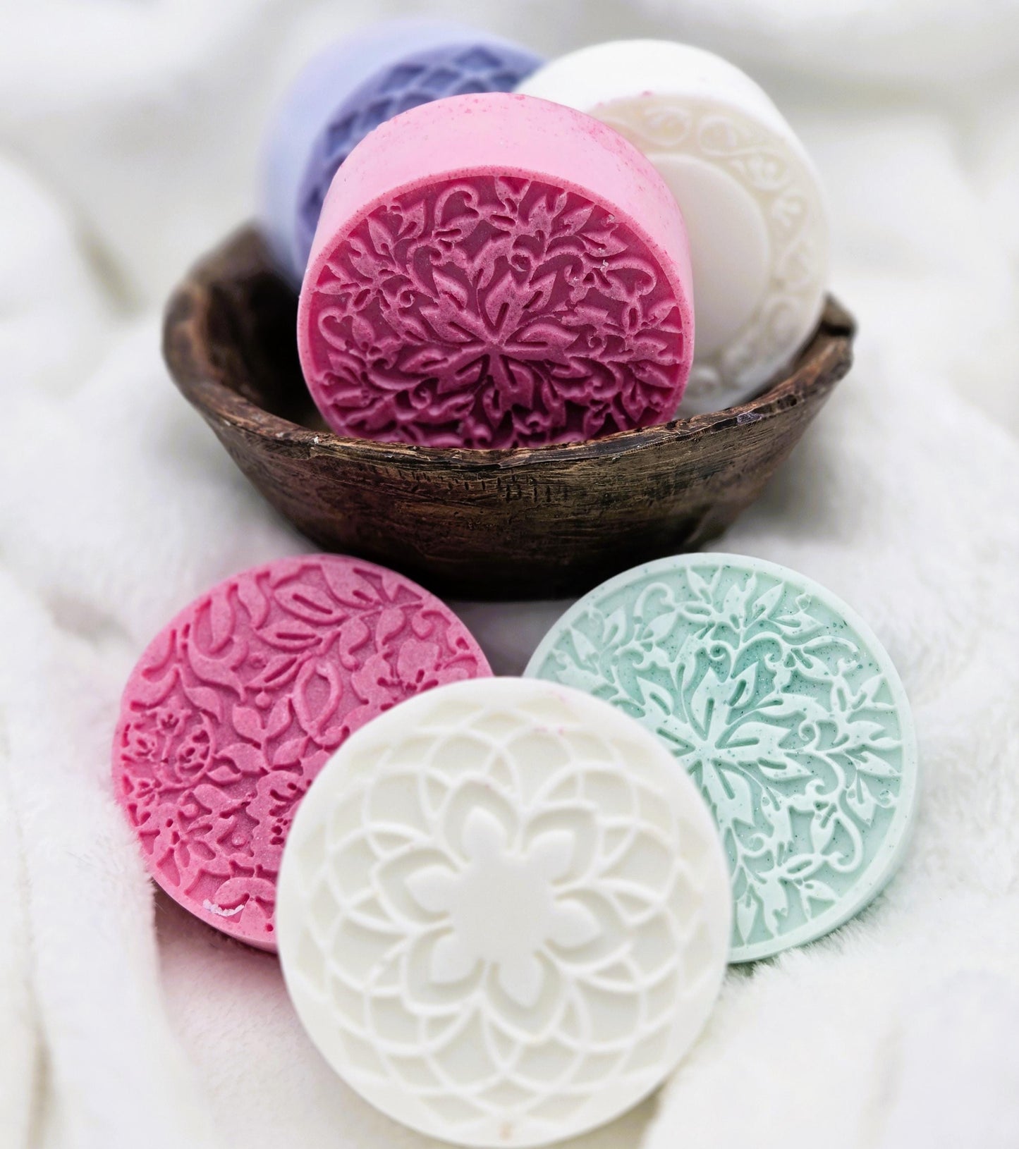 Nature's Touch Floral Soap Rounds