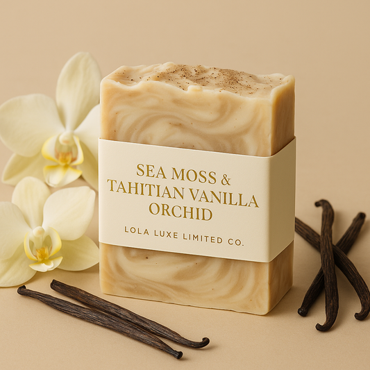 Sea Moss & Tahitian Vanilla Orchid Soap – Nourishing Handmade Bar with